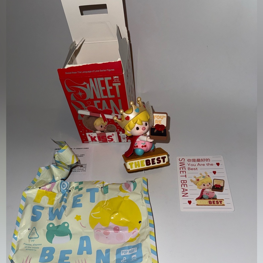 POP MART opened blind box sweet pea languages of love you’re the best